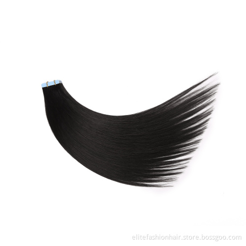 Factory Direct Tape In Hair Extensions remy Double Drawn Human Virgin Hair Extensions In Natural Color